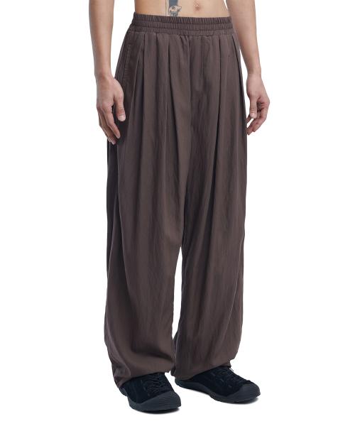 3DT NYLON PANTS - BROWN