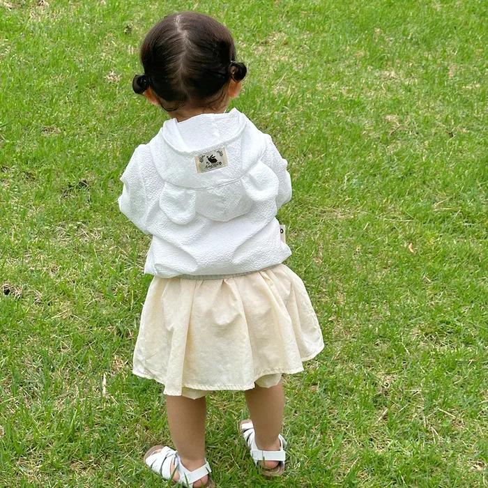 살랑이는 바람에 쪼꼬미의 즐거운 발걸음 - 피치 유아 치마바지