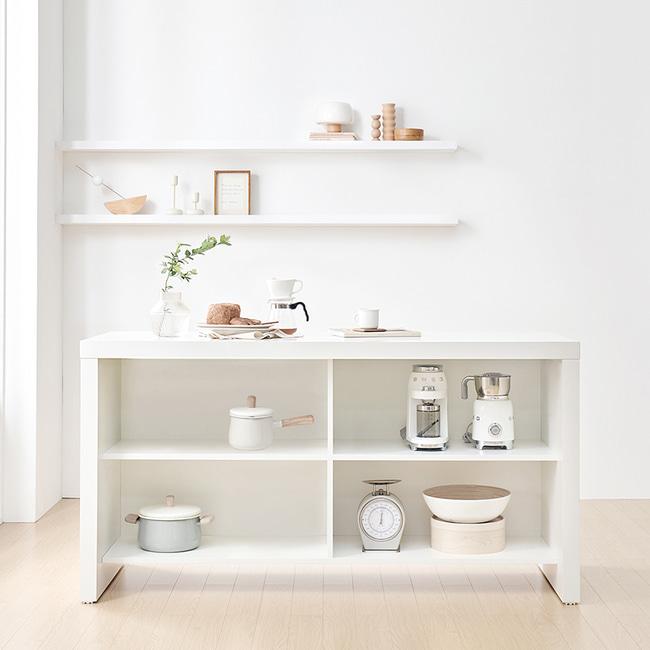 알렉스 아일랜드식탁 홈바 화이트 4size