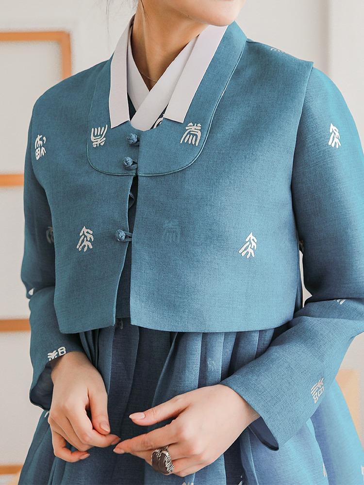 미소 은박 배자 [5color]