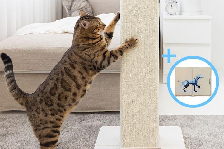 기획세트! 고양이 스크래쳐 기둥형 3종 택 1 + 쿨매트 PECA5128S