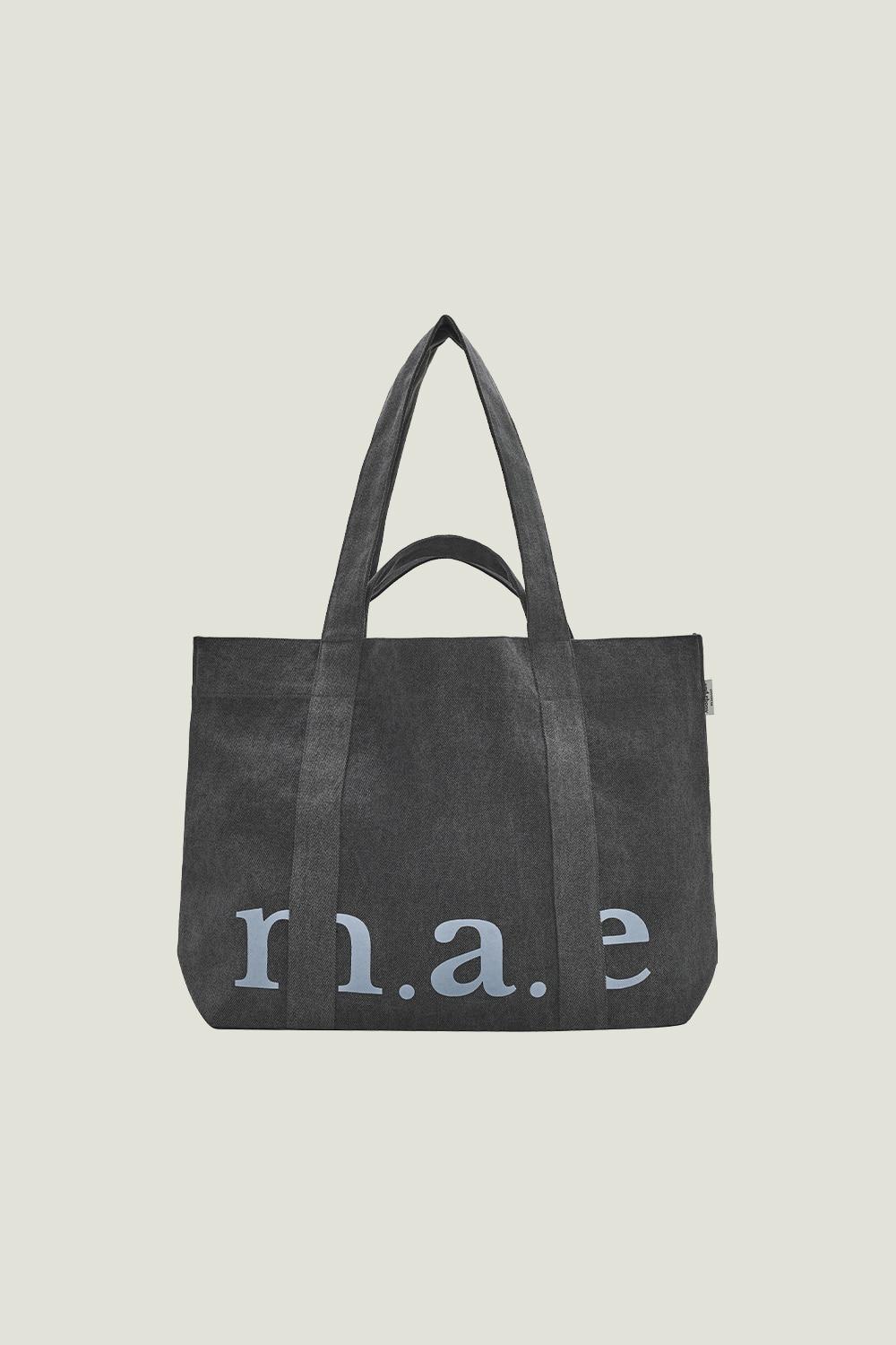 m.a.e 2way logo Bag _ Charcoal