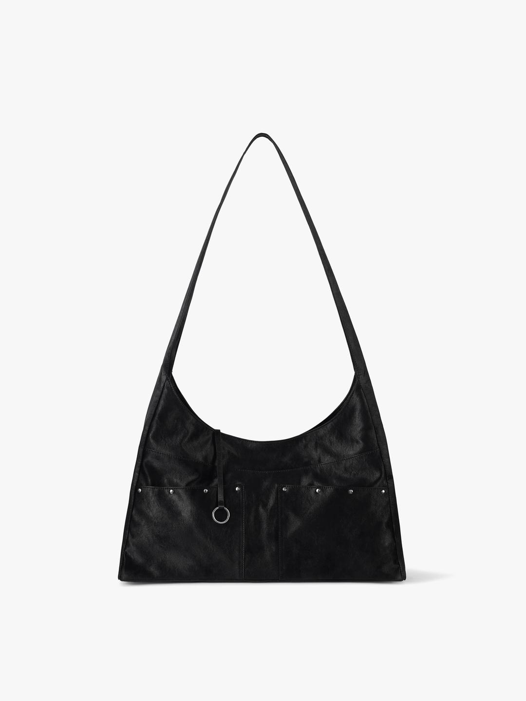BASH SLOUCHY BAG - METAL BLACK