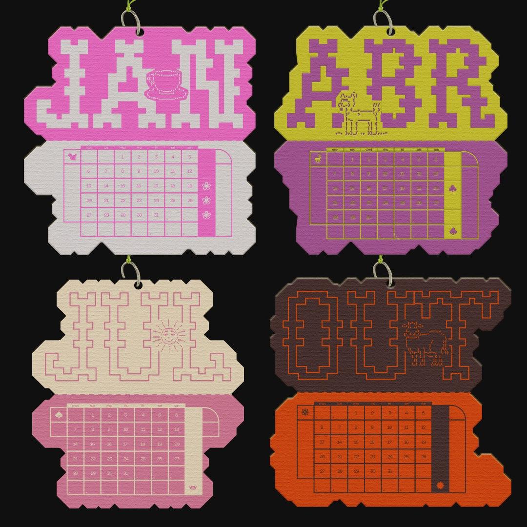 2025 calendar - the year of doing [?]