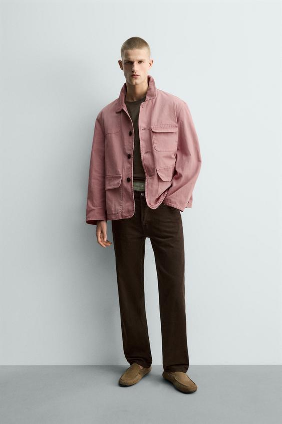 워싱 릴렉스 핏 재킷