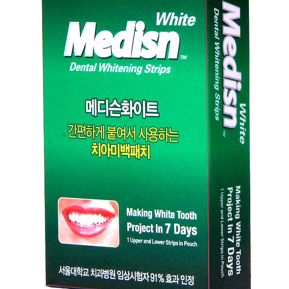 뉴 메디슨 화이트 셀프 치아미백 7일분 14패치