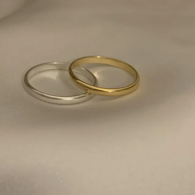[silver 925] 2mm simple ring
