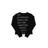 1/2 HIGHWAY INN L/S TEE (BLACK/WHITE)