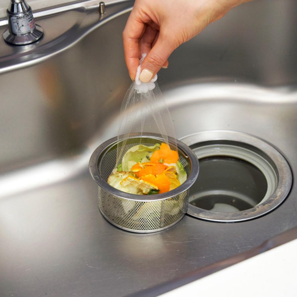 싱크대거름망 생분해 음식물거름망 배수구 옥수수전분 거름망 세이브락