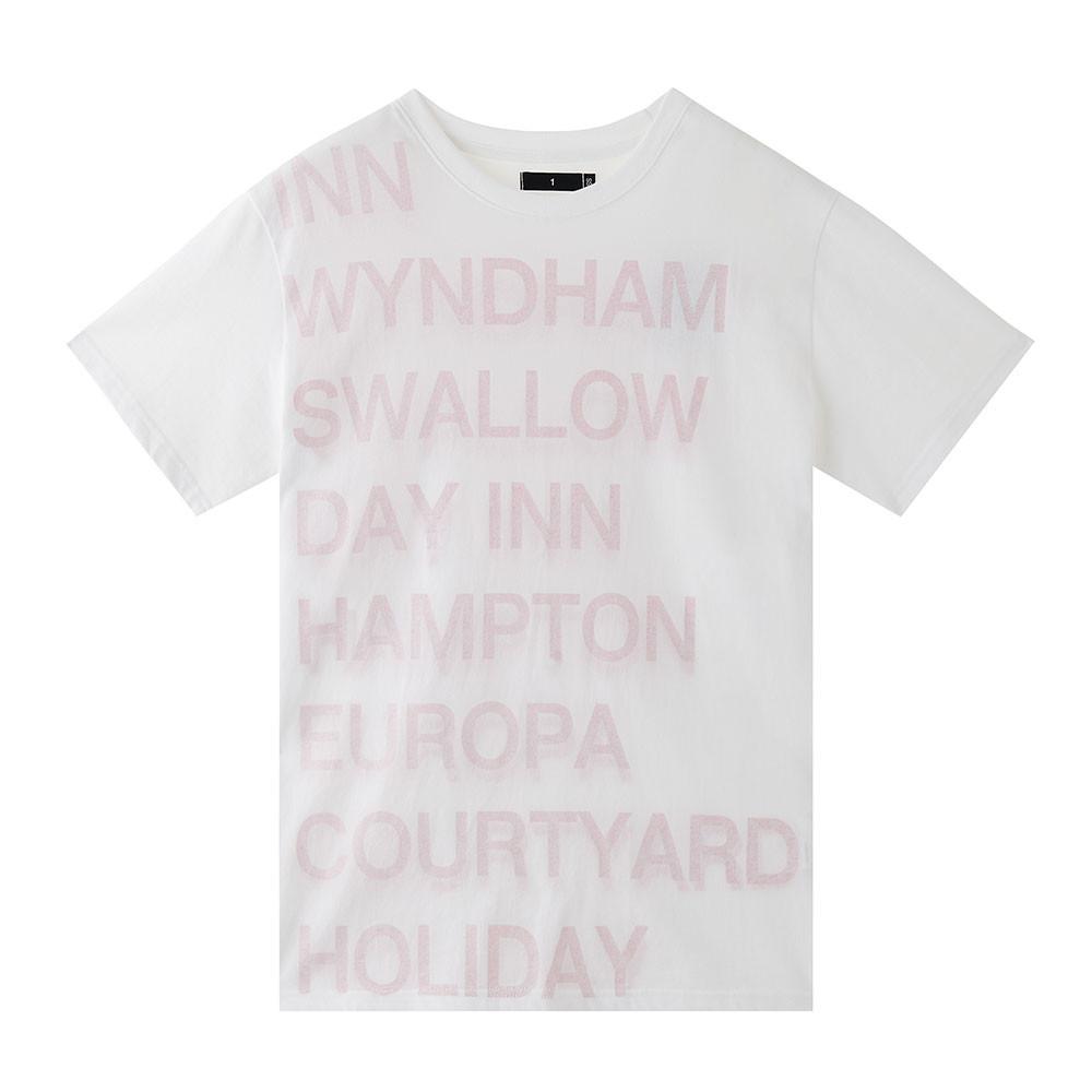 사파리스팟 Safarispot 반팔티셔츠 HIGHWAY INN TEE WHITE/RED