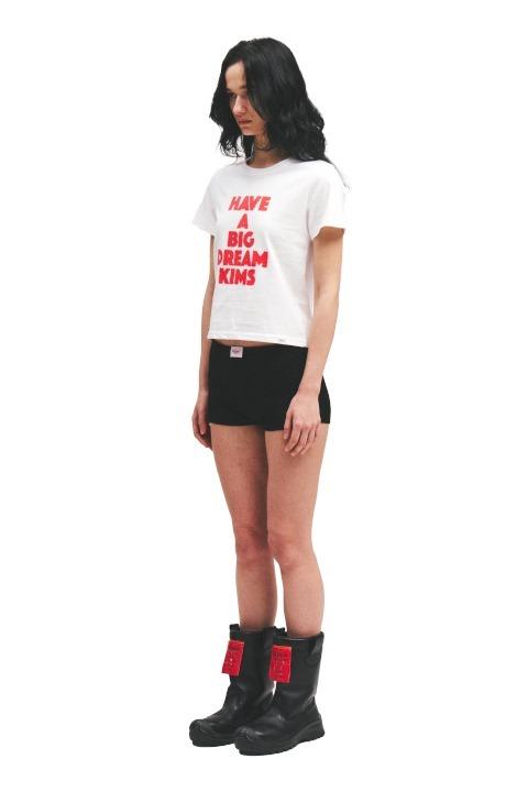 (Unisex) Big Dream Tee White(red)