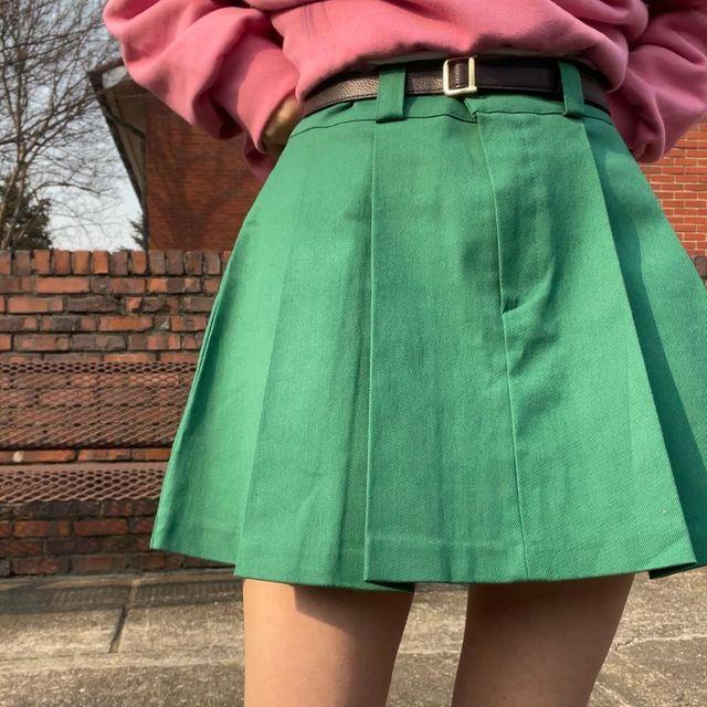 [그린당일배송!!] 미우 미니 플리츠 스커트