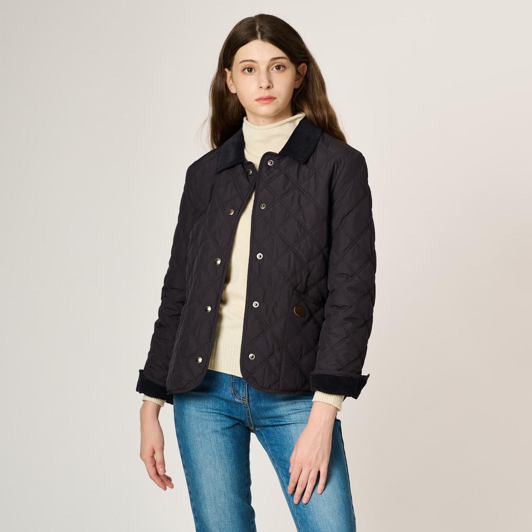 다이아 퀼팅 점퍼_4color B3W9R185