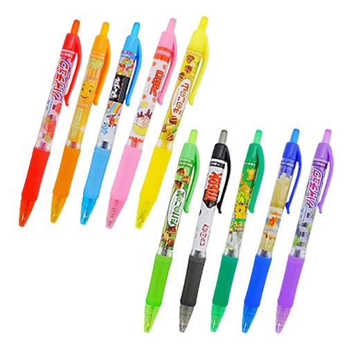 과자 시리즈 향기 컬러 볼펜 0.5mm