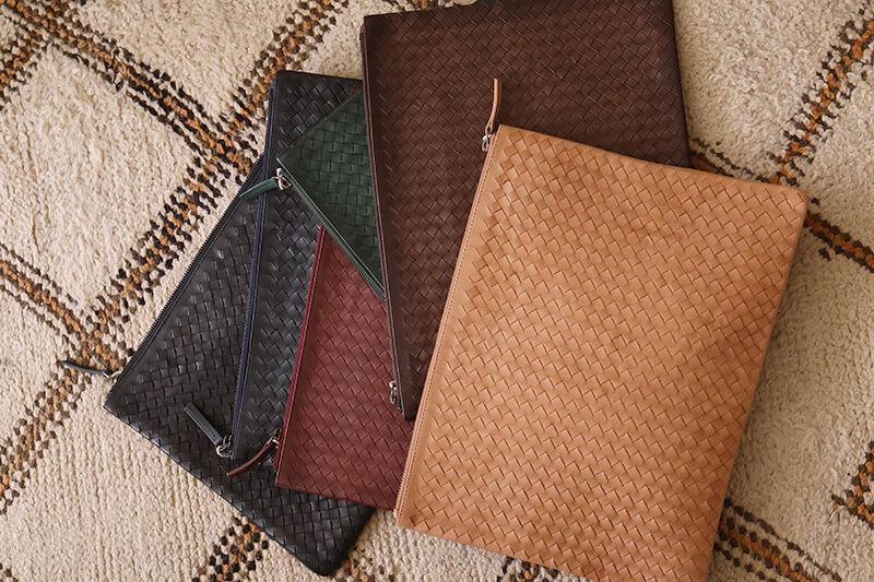 [빠른배송] A4 Pochette 블랙,마린,보르도,포레스트,내추럴 (이너백미증정)