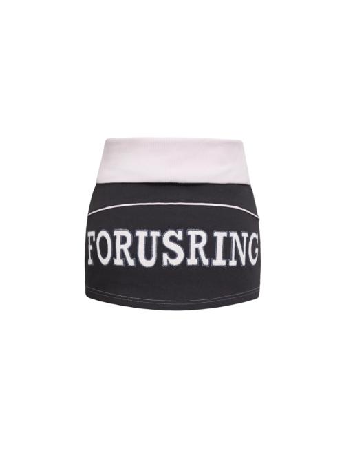 Bebe training mini skirt (chacoal)