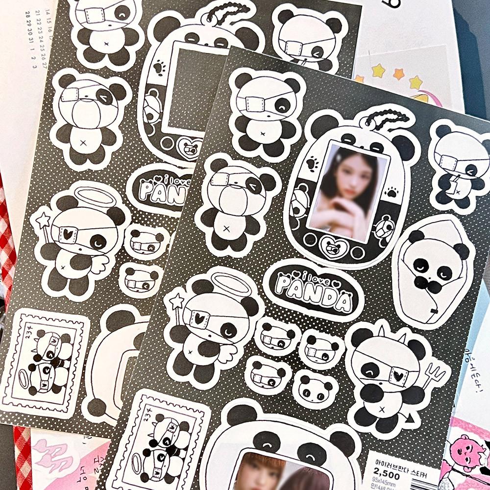 [자꾸자꾸스튜디오] 아이러브판다 스티커