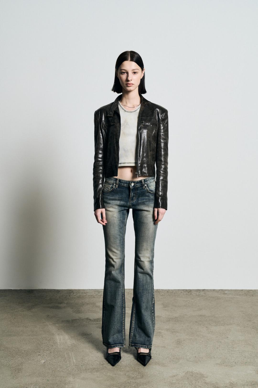 [7TH REORDER] BOOTS CUT DENIM PANTS IN BLUE