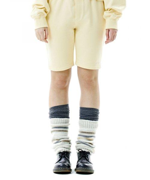BIKER SWEAT PANTS YELLOW(CY2CSFPA01A)