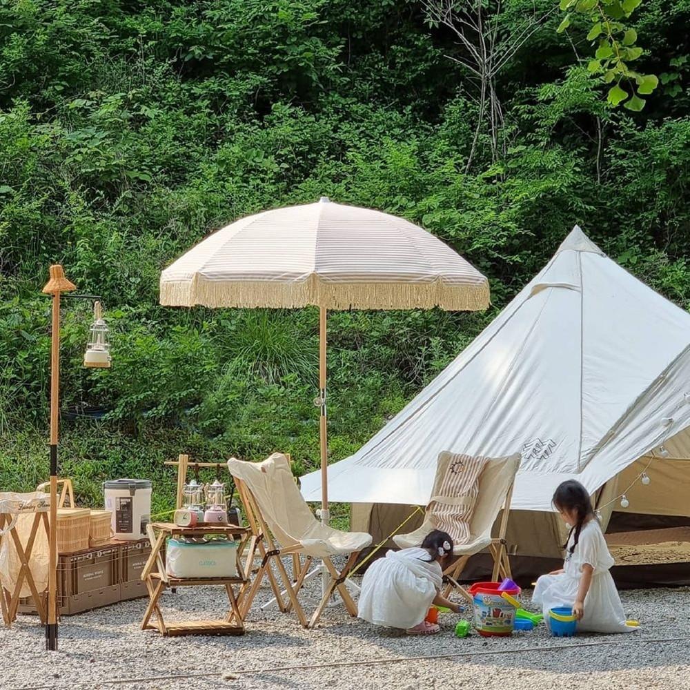 리베르떼 우드 태슬 파라솔