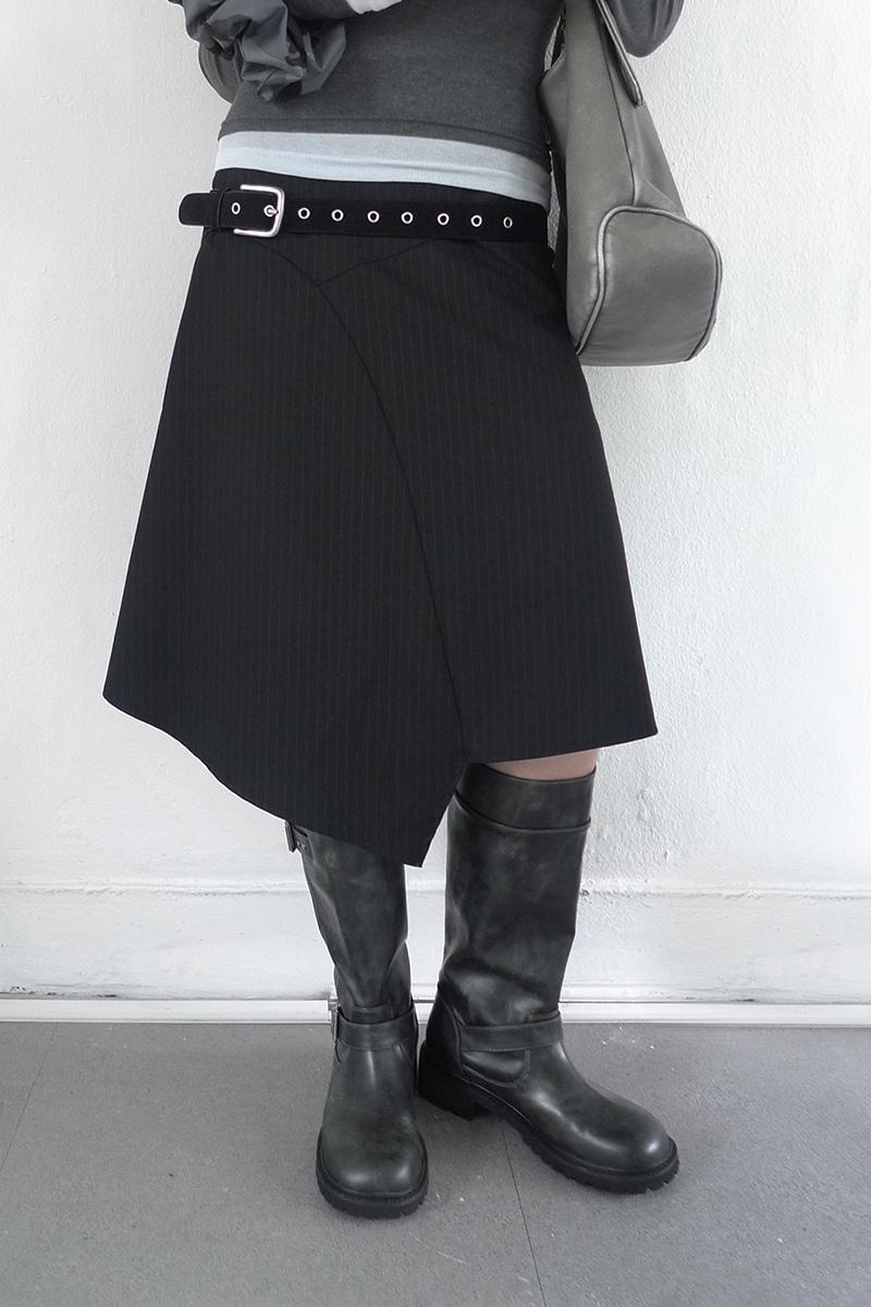 VINTAGE BUCKLE ROUND BOOTS