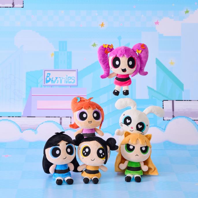 THE POWERPUFF GIRLS x 뉴진스 중형 인형