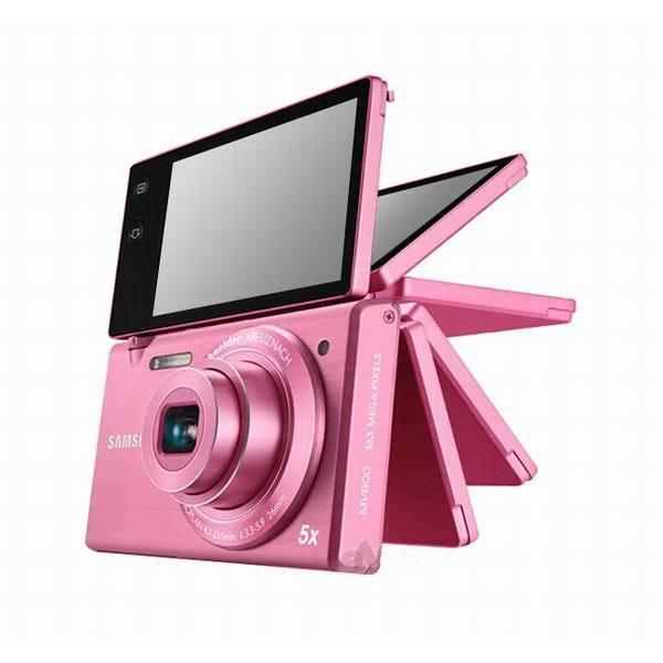 180도 각도조절 화면  삼성 미러팝 VLUU-MV800 (핑크)+메모리32GB+케이스