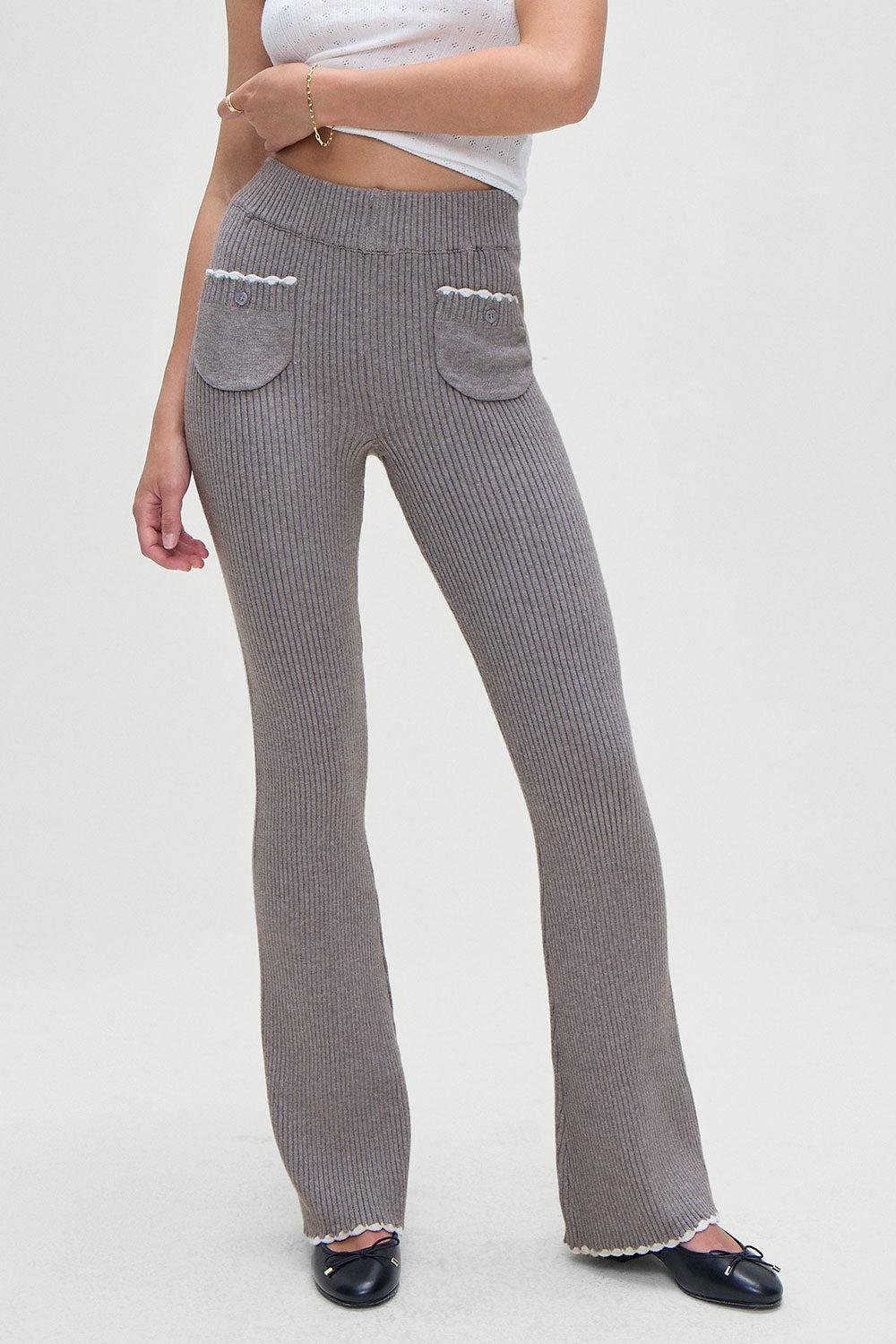 Camden Knit Pants - Rain Cloud - Rain Cloud / XXS