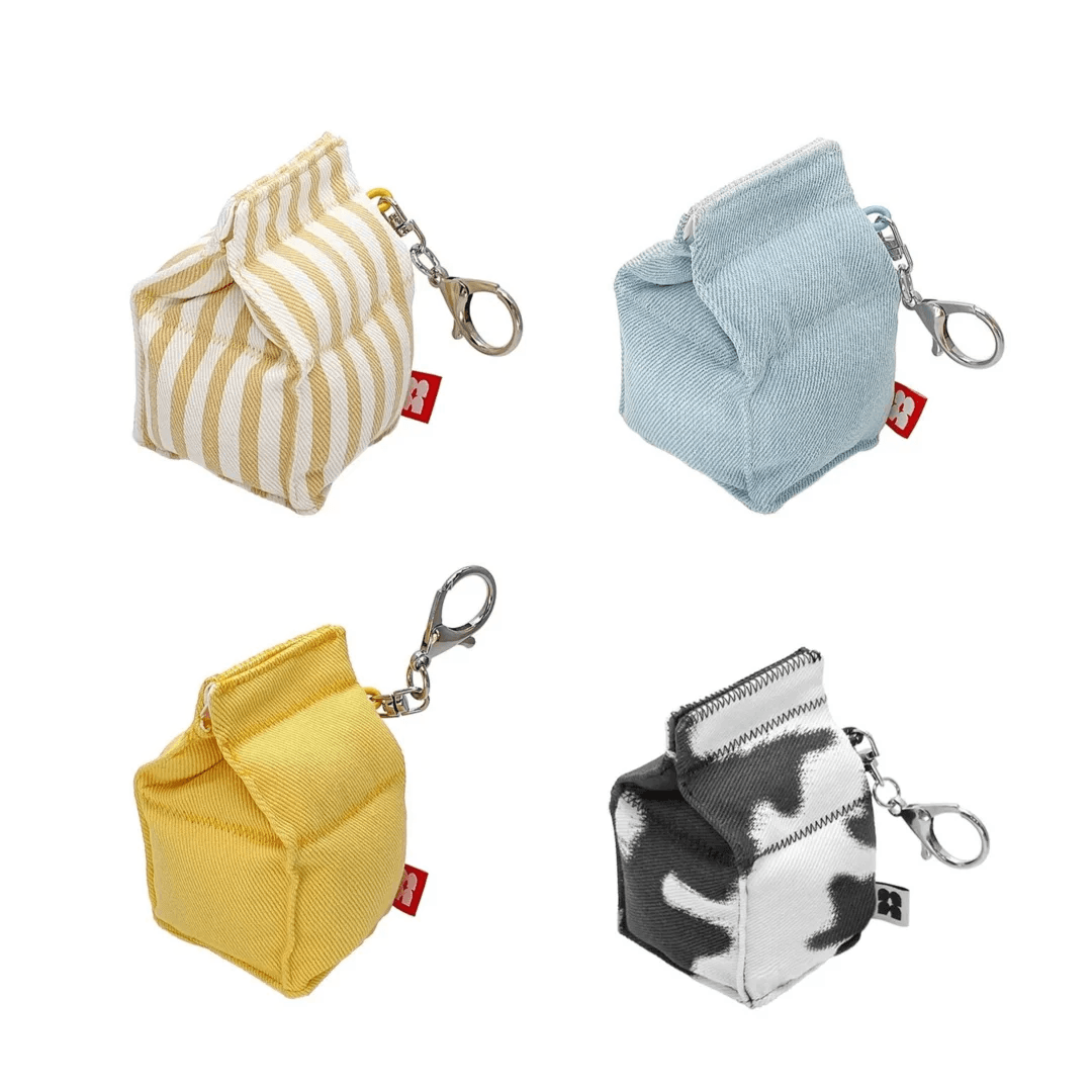 8type Milk Carton Keyring 우유팩 키링