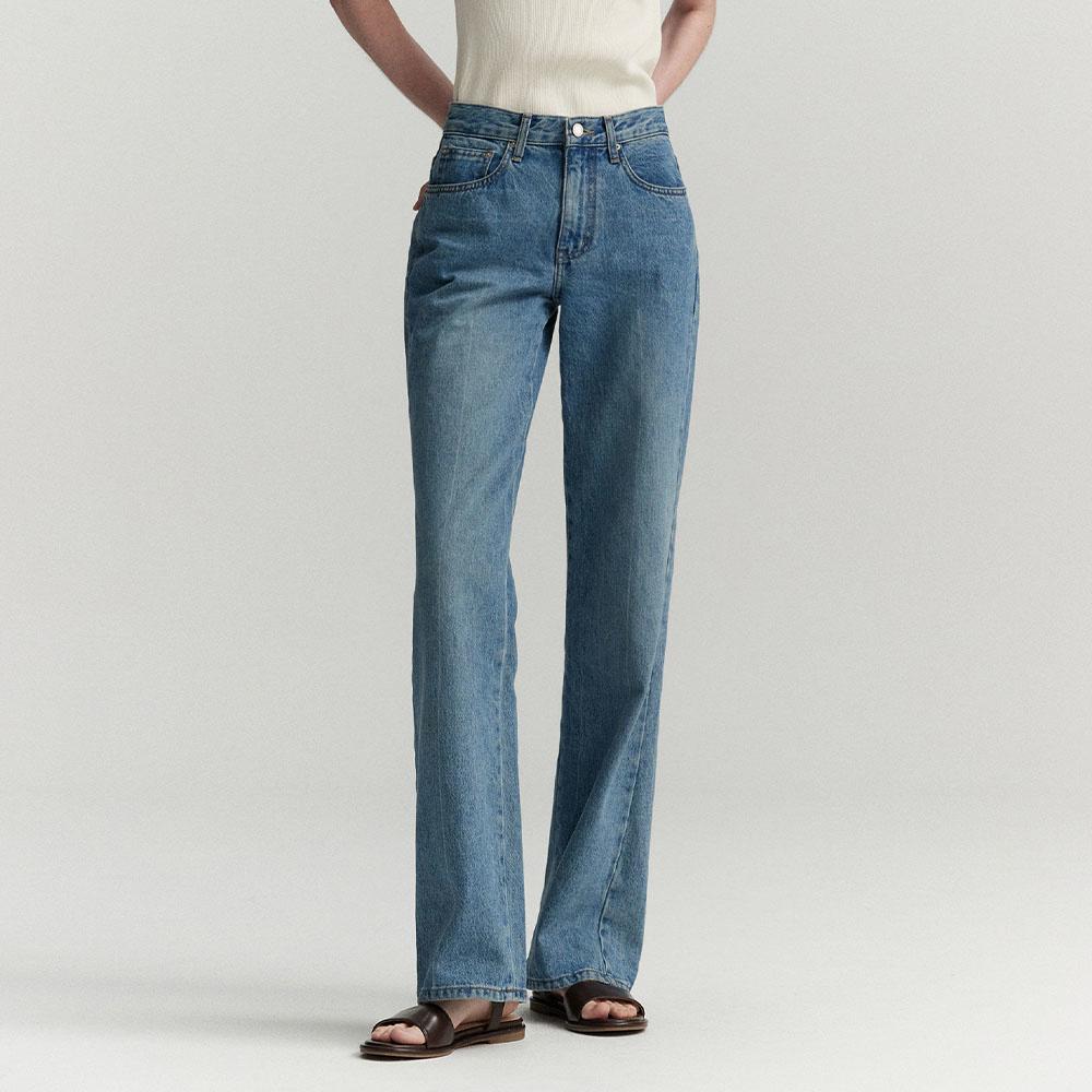 River Straight Denim (Mid Blue)