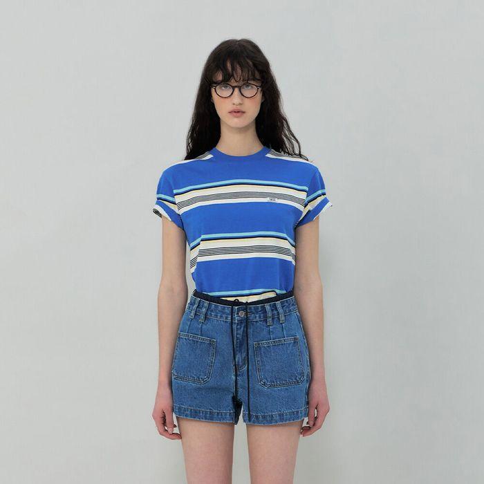 MIKA STRIPE T-SHIRT (BLUE)