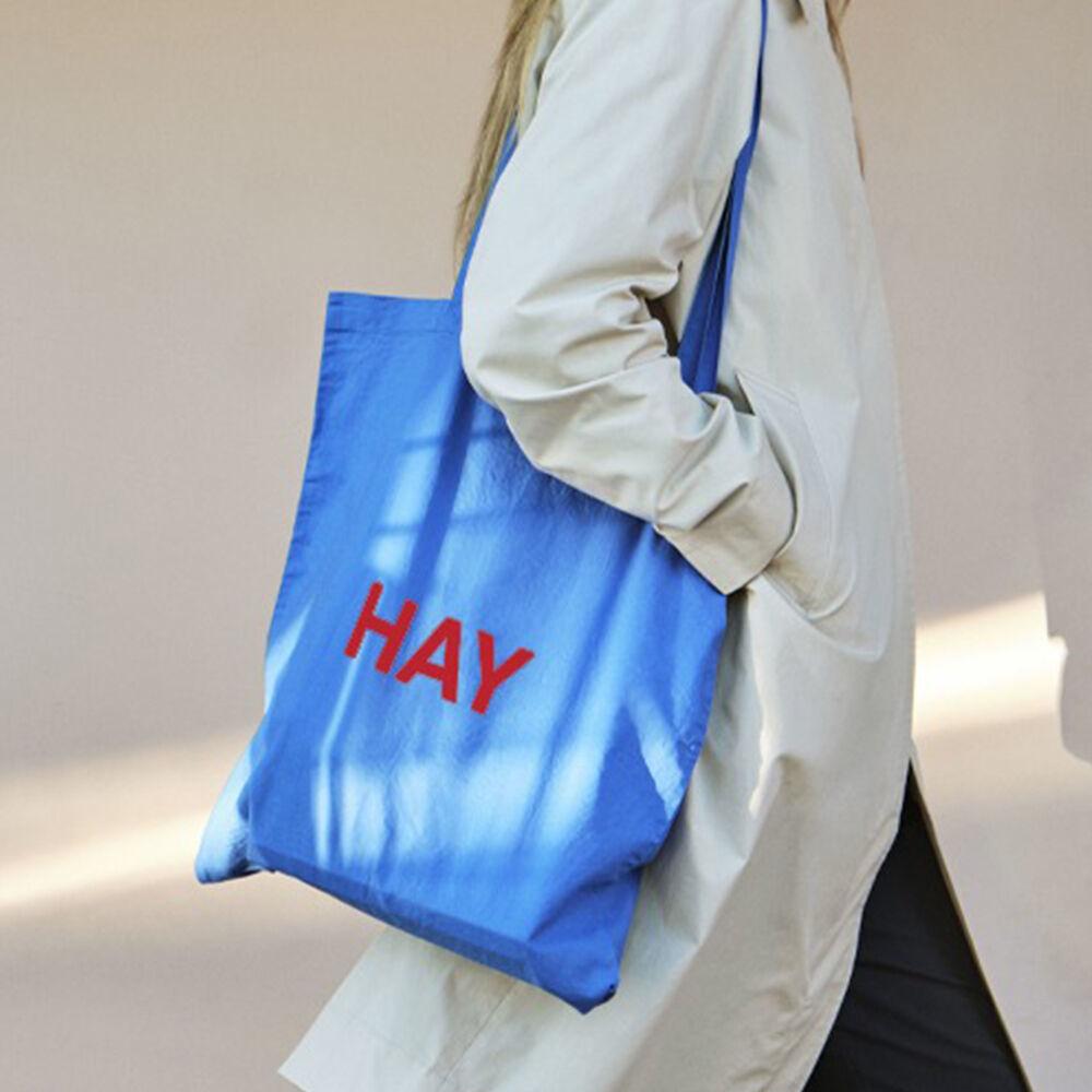 [HAY] (5G배송) Blue Tote bag / red logo (541126)