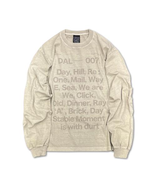 OUR DAILY LONG SLEEVE TEE (PIGMENT BEIGE)