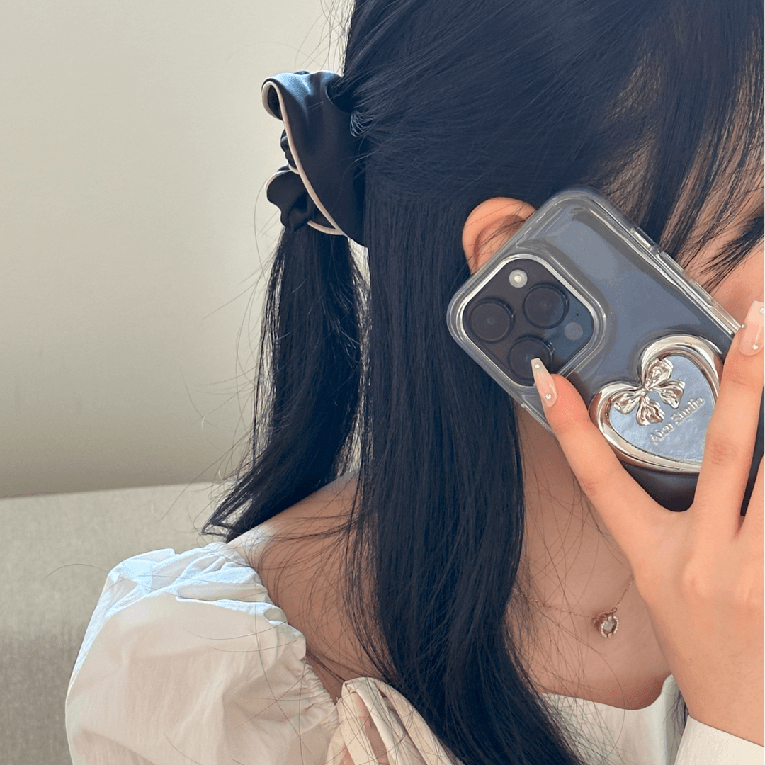 (4월 10일-17일 배송)COCORO PHONE CASE SILVER