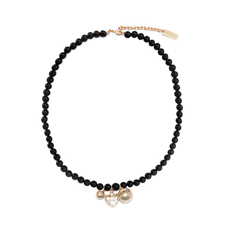 Black Bon Bon Necklace - PORTRAIT REPORT