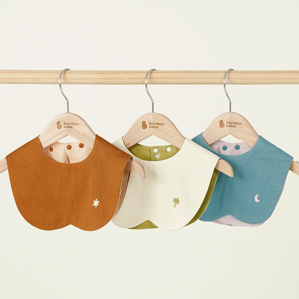 정글숲 양면 거즈턱받이(케이프형)