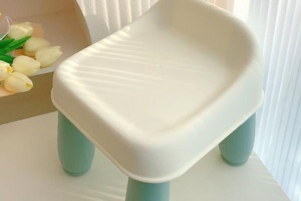 미끄럼방지 라운드 발받침 미니의자