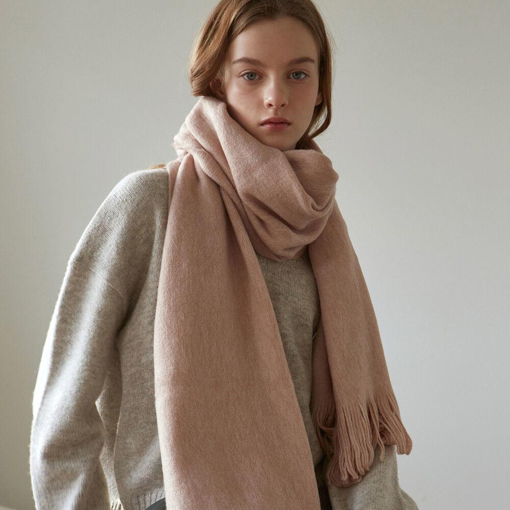 PASTEL KNIT MUFFLER_LIGHT PINK