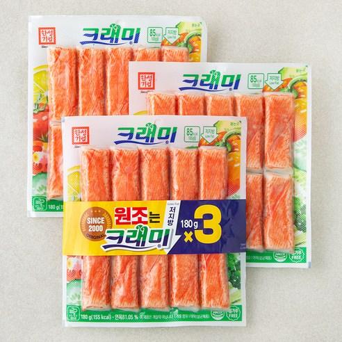 한성기업 크래미 맛살, 180g, 3개 - 맛살 | 쿠팡