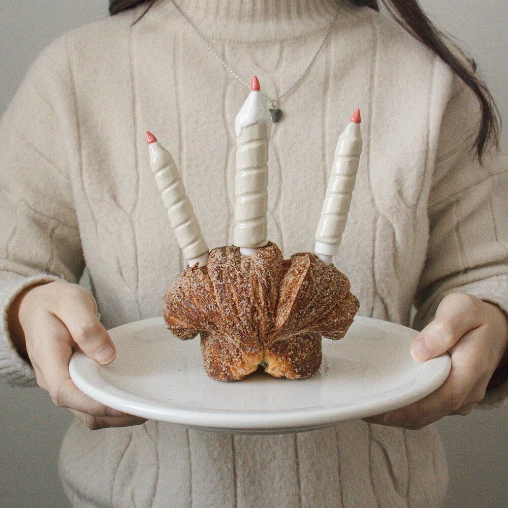 Ceramic cake candle [ 5color ]