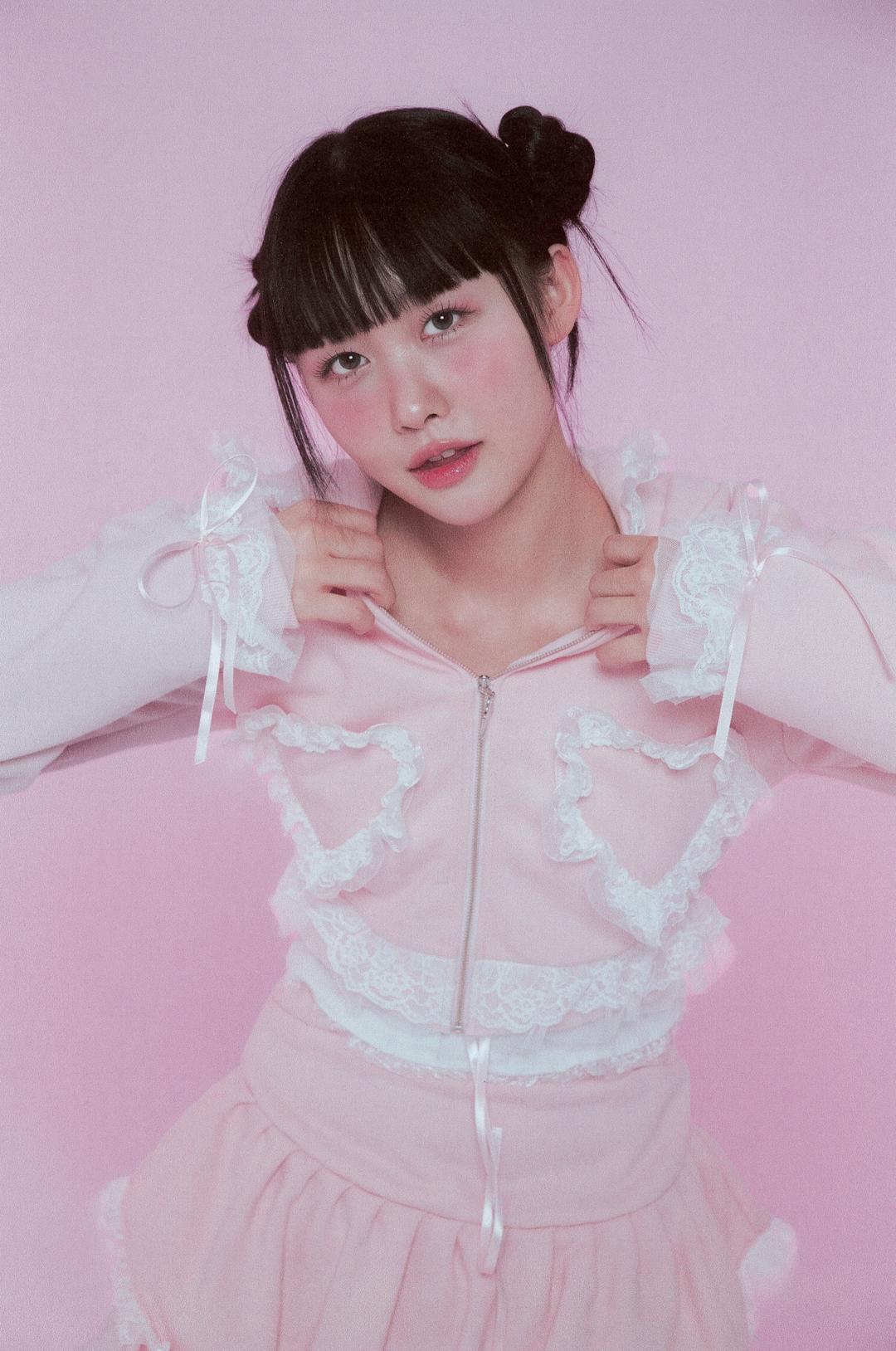 Rococo Lace Riboon Hoody ( Pink )