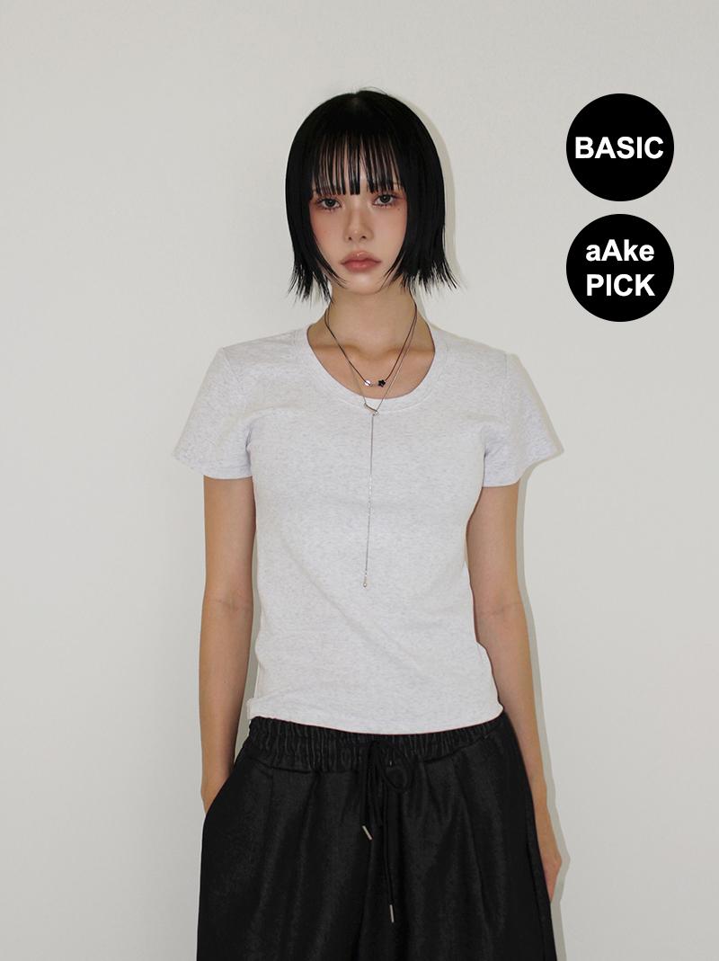 아케 [BASIC] EASY BASIC TEE (5color!)