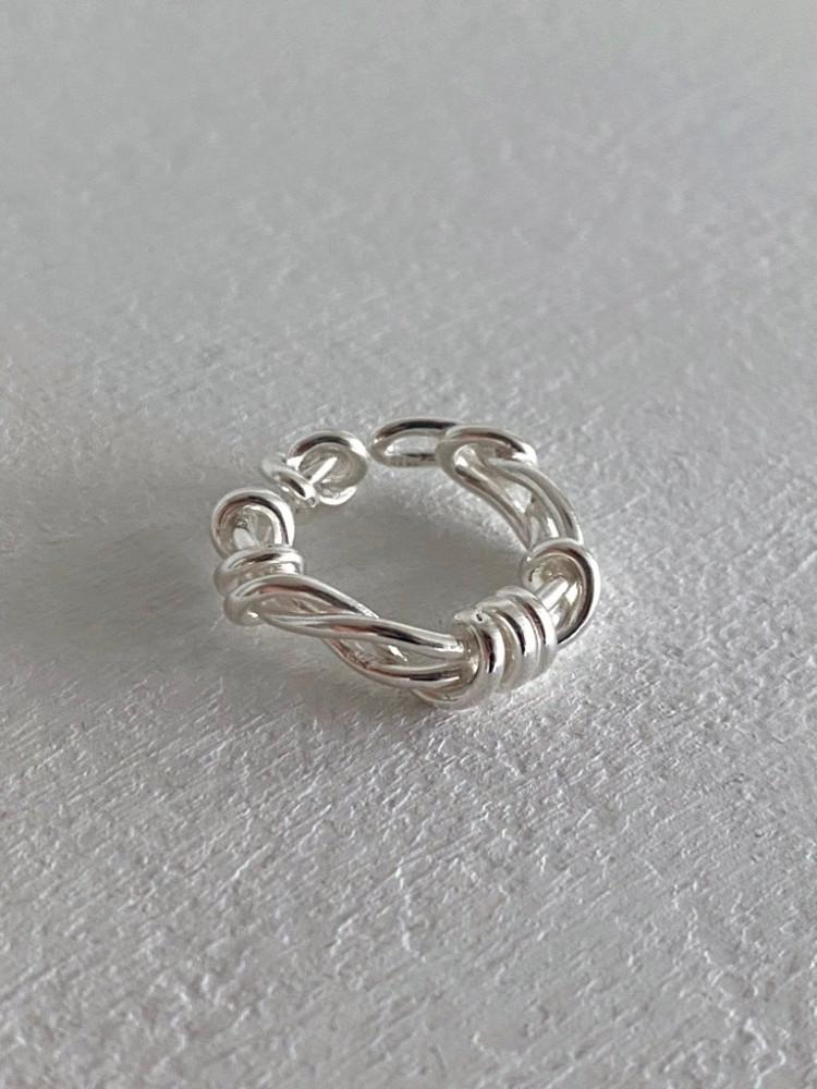 실버925 트위그 꼬임링 반지