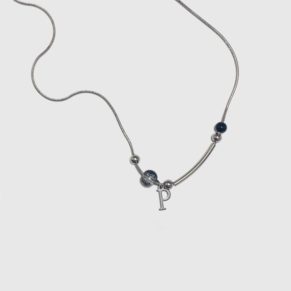 [MADE] p pipe necklace