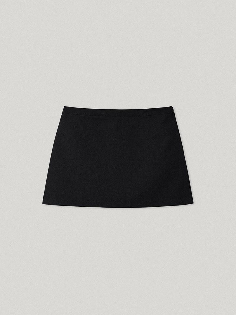 Teapot Skirt Pants Black