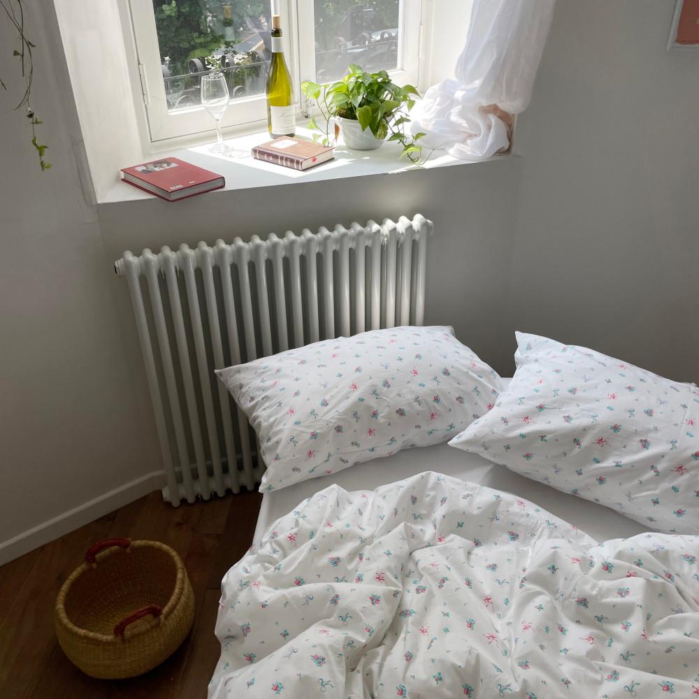 로메릭 플라워 리본 이불커버