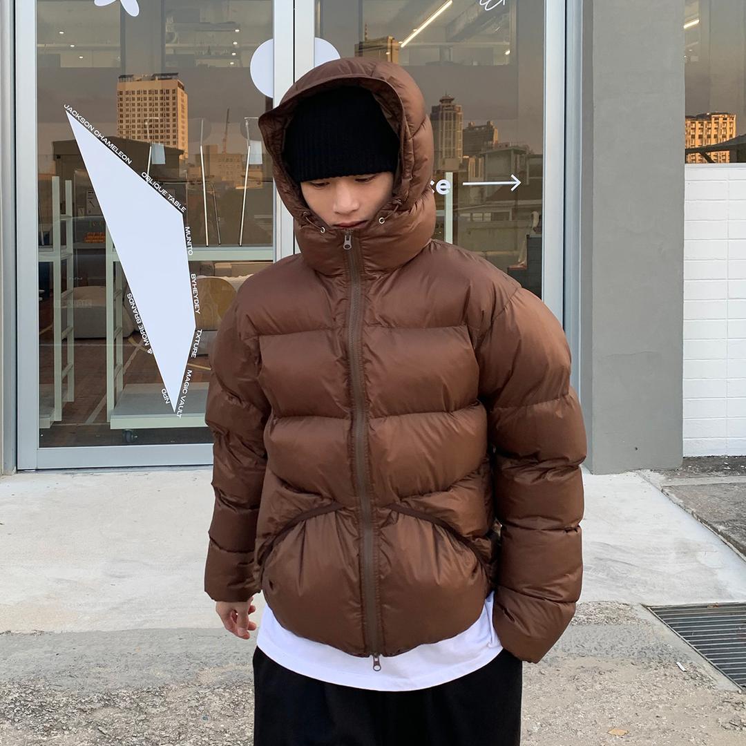 소프트-쉘 후드 패딩 (5color)