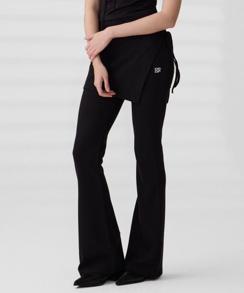 DGDP 부츠컷 라인 팬츠 블랙