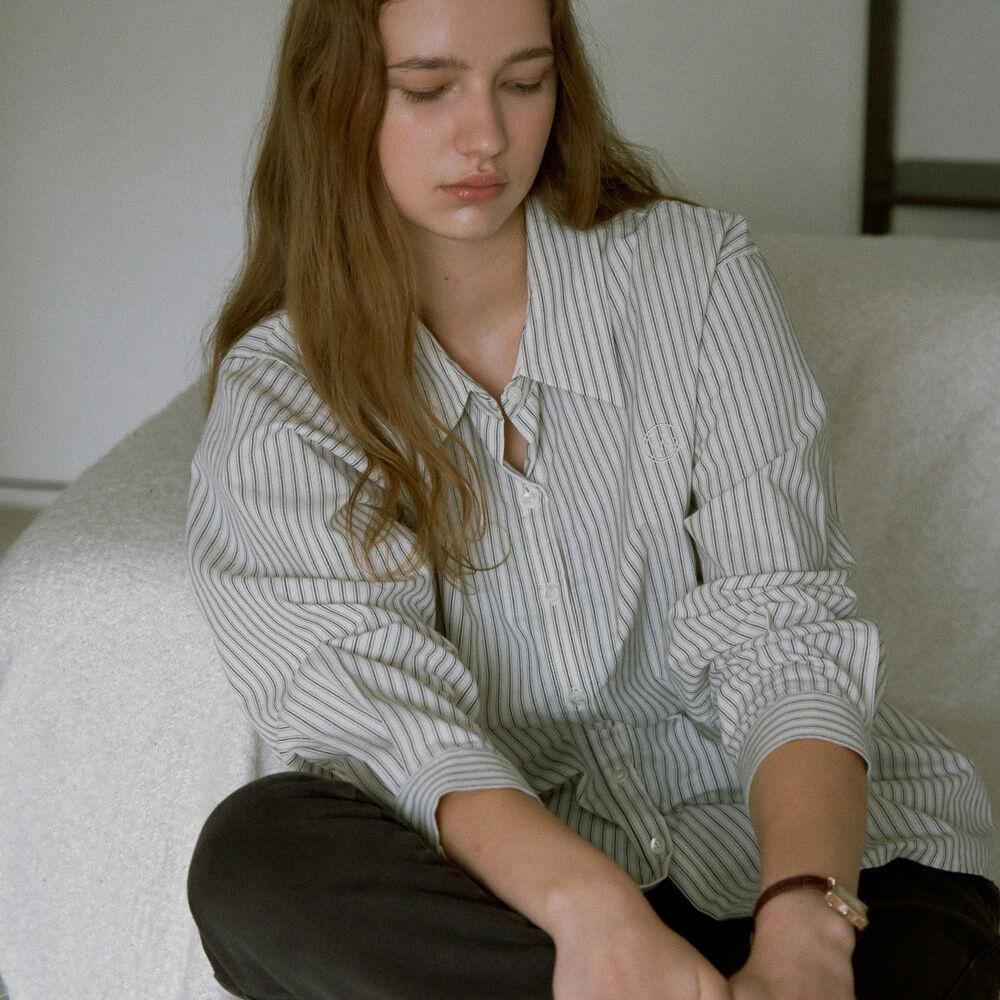 [Ivory 5/15 순차발송] Standard stripe shirt_2colors