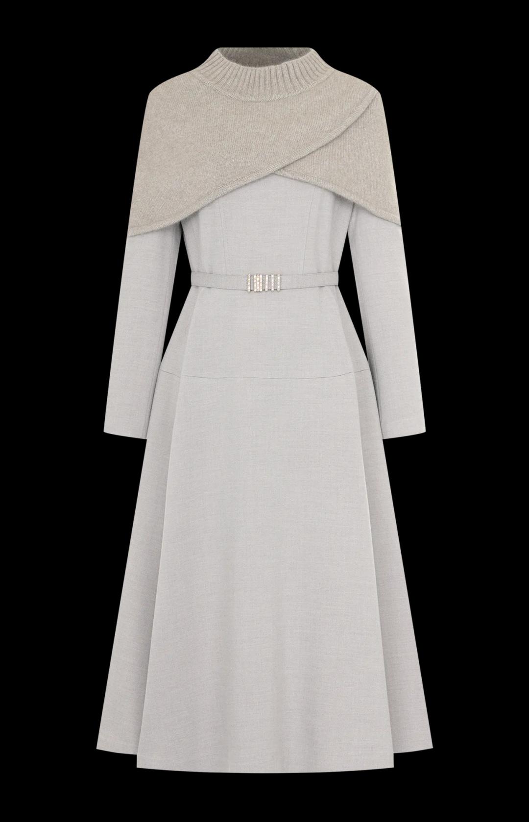 세이모 니트 레이어드 원피스